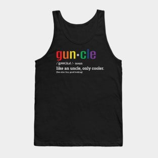 Guncle - LGBT LGBTQ Gift Tank Top